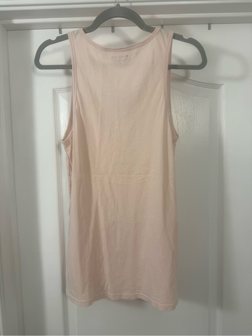 Athleta Pale Blush Pink Scoop Neck Tank - Picture 7 of 9